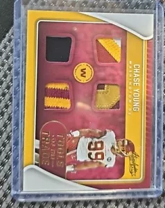 2021 Chase Young Panini Absolute #TTQ-5 Quad Patch Tools of the Trade /49 - Picture 1 of 2