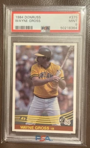 1984 Donruss Wayne Gross #375 PSA 9 MINT - Bild 1 von 3