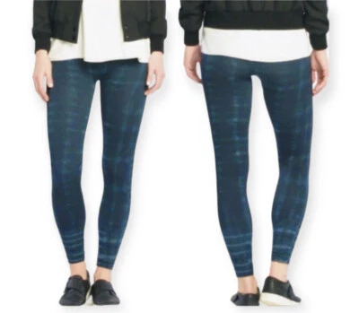Legging Spanx Look At Me Now Sin Costuras Tie Dye Azul Verde Pequeño Foto 1 de 4