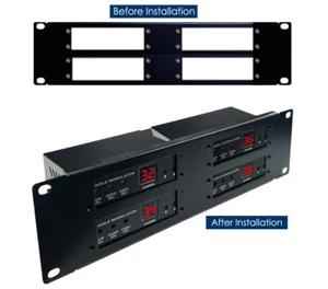 Rack Mount For Holding 4 RFDM2 RFDM2-PBG MD101 MD211 Video Mod Demod - Picture 1 of 3