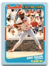1989 Fleer Exciting Stars #9 Eric Davis