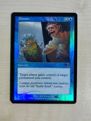 MTG Donate Urza Destiny Foil Reserve List LP++ Magic the Gathering - Image 1 of 3