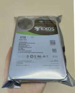 Disque dur SAS 3,5" compatible ST12000NM0027 Seagate Exos 12 Go/s X12 12 To 7,2K 256 Mo - Photo 1/3
