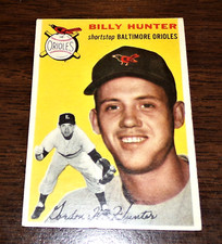 1954 Topps Billy Hunter #48 Baltimore Orioles Baseball Card
