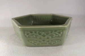 Celadon Large Antique Bowl / Planter 19th / 20th Century - Picture 1 of 12