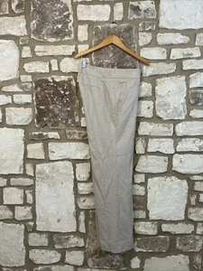 White House Black Market Legacy Dress Pants Flare Leg Sz 12R Cream Tan $98 NWT - Picture 1 of 6