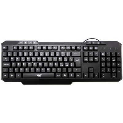 USB Multimedia Wired Keyboard Italian Layout Ergonomic Waterproof - Image 1 of 4