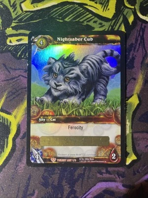 Nightsaber Cub - WoW TCG Loot Card - Unscratched game code - World of Warcraft - Image 1 of 3
