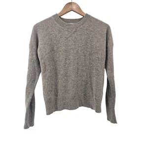 Maglione pullover girocollo Madewell 100% cashmere tortora XS - Foto 1 di 5