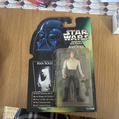 Figura de acción Kenner Star Wars - Han Solo con bloque de carbonita nueva Foto 1 de 3