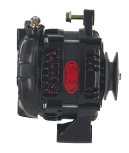 Powermaster 857295-1 GM 12si-Style Alternator Black 1-Wire 175 Amp 1v Belt Pulle - Picture 1 of 6