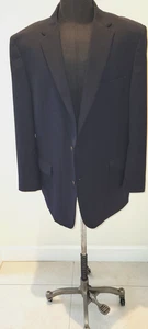 JOSEPH & FLEISS 'GOLD' CLASSIC 48L DARK NAVY BLAZER-JACKET L 33" SLEV 6 1/2+25 - Picture 1 of 14