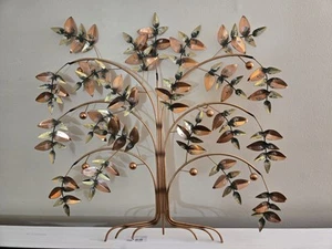 MCM Designer Curtis Jere? "Tree of Life" Metal Wall Art Decor Patina 7 Branches - Picture 1 of 15