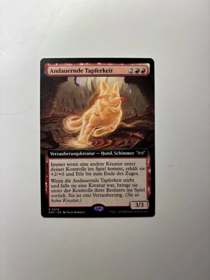 MTG Magic - Duskmourn House of Horror Andauernde Tapferkeit / Enduring Courage - Bild 1 von 1