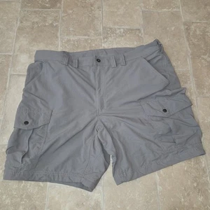 Duluth Trading Gray Nylon Cargo Shorts Men's 42 - Picture 1 of 10