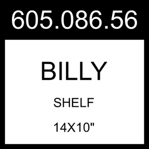 IKEA BILLY Regal braun Nussbaum Optik 14x10" 605.086.56 - Bild 1 von 1