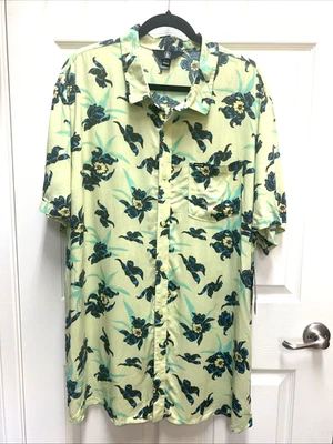 Volcom Hawaiian Floral Button-Up Shirt size XXL - NEW - Image 1 of 4