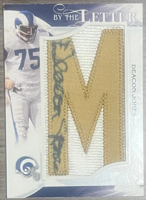 Deacon Jones 2009 Sp Authentic By The Letters Auto 13/17 - Image 1 of 2