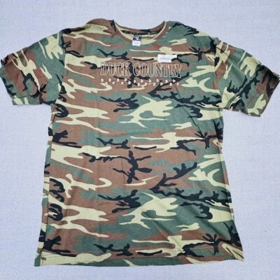 Duck Country Camo T-Shirt Size XL Code V NEW - Image 1 of 4