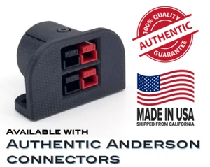 Dual Port Carbon Composite Top Mount Adapter for Anderson Powerpole PP15/30/45 - Picture 1 of 11