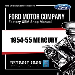 1954-1955 Mercury Shop Manuals, Sales Literature & Parts Books Kit - Picture 1 of 3