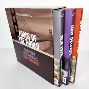 Foods of the World 3 Cookbook Set New York New Orleans San Francisco Slipcase - Imagen 1 de 20