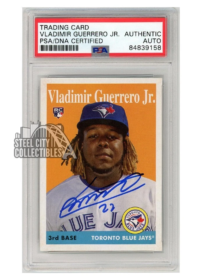 Vladimir Guerrero Jr 2019 Topps Archives Autograph Rookie Card #14 PSA/DNA - Image 1 of 1