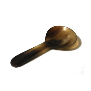 Medida de té, cuchara, cuchara medida de cuerno real, cuerno natural - Imagen 1 de 1