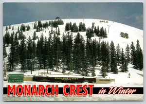 Postal Cresta Monarca en Invierno Colorado División Continental Pase Monarca - Imagen 1 de 2