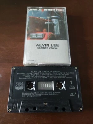 Cinta de casete ALVIN LEE DETROIT DIÉSEL OG 1986 clásico rock blues rara Foto 1 de 2