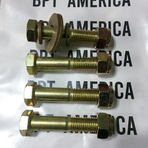 4x Grade 8 1987 1991 Bonneville 88 LeSabre Front Strut Bolt Kit 90 89 88 87 - Picture 1 of 9