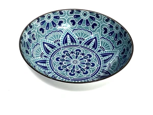 Serving Bowl Lovely Moroccan Colours And Design 25.5cm Porcelain Only Quality - Picture 1 of 4