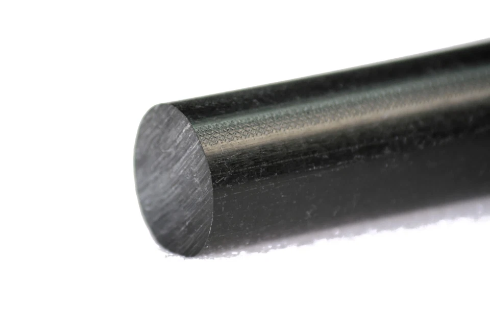 Acetal POM-C (Delrin) Plastic Rod | All Diameters | 245 - 1000mm Lengths | Black - Image 1 of 1