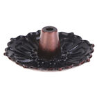 9 Holes Censer Burner Plate Flower Statue Copper Seat Incense Holder Home DY_ex