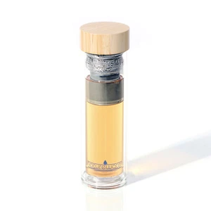 Naturewater Doppelwandige Teeflasche Sieb 400ml Trinkflasche Glas Bambus to go - Bild 1 von 10