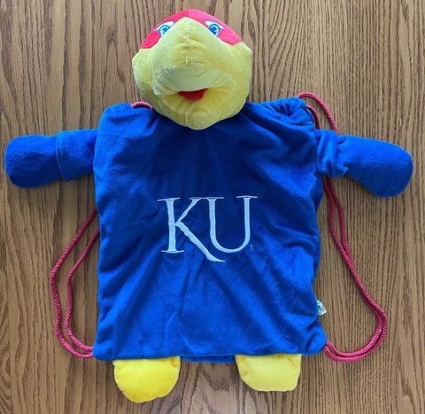 NCAA Kansas Jayhawks Backpack Pal Cinch Bag Sack Cover