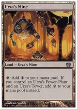 8th Edition English URZA TOWER + URZA MINE + UZRA PLANT - LIGHT PLAY