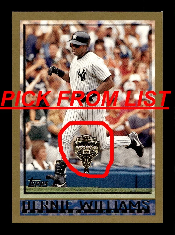 1998 Topps Diamondbacks Inaugural #245-503 EX-MT/NM Pick From List rr3 - Image 1 of 1