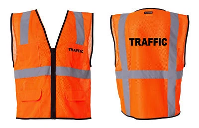 Chalecos TRÁFICO Logo Seguridad Pública Policía S-5XL Foto 1 de 2