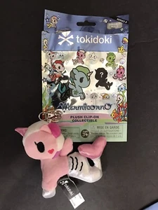 Tokidoki Mermicorno Serie 2 Colección Clip de Peluche Gelatina Rosa - Imagen 1 de 2