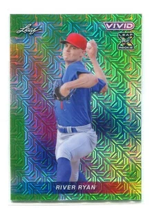 Leaf Vivid River Ryan Mojo verde paralelo RC #92 3/4 SP DODGERS 2023 - Imagen 1 de 1
