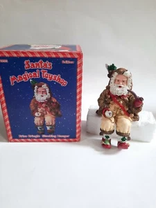 Santa's Magical Toy Shop Kris Kringle Strumpfhalter 1995 Kmart - Bild 1 von 11