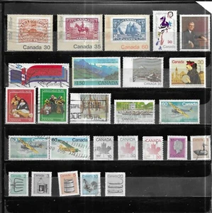 CANADA 1982. SELECTION OF 26. VERY FINE USED. AS PER SCAN. - Picture 1 of 3