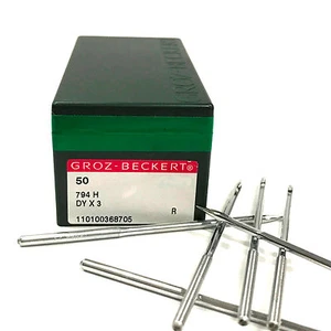 50 Pk. Groz-Beckert 794H 7X3 DYX3 Aghi per macchina da cucire industriale  - Foto 1 di 1