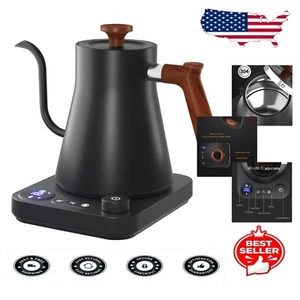 Stainless Steel Gooseneck Kettle with ±1℉ Control - Ideal for Perfect Pour Over - Picture 1 of 8