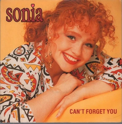 Sonia Can't Forget You 7" vinyl UK Chrysalis 1989 B/w instrumental. pic sleeve - Image 1 of 2