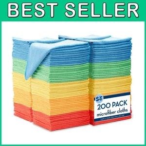 200 Stück Mikrofaser Reinigungstuch, Großpackung Handtücher fo - Bild 1 von 11
