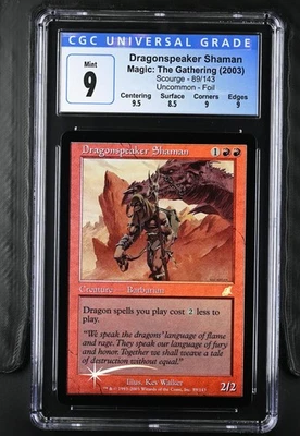 DRAGONSPEAKER SHAMAN Scourge Foil CGC 9 MTG [Nostalgium] - Image 1 of 2