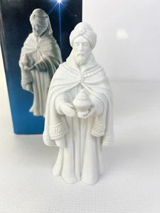 Vintage 1982 Avon Nativity Collect The Magi Balthasar Porcelain Bisque Figurine - Picture 1 of 5