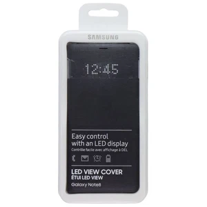 Samsung Cover Portafoglio Ufficiale LED View per Samsung Galaxy Note8 - Nero - Foto 1 di 2
